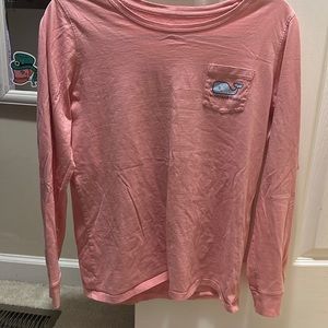 pink long sleeve vineyard vine